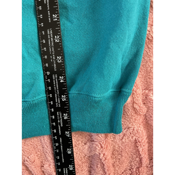 Vintage 80s Cut Out Peek-a-Boo Quilt Sweatshirt XL Farm Country Western - Picture 8 of 12